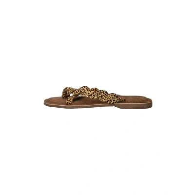 Afbeelding van Lazamani Ava Dames Slippers Leopard Maat 43