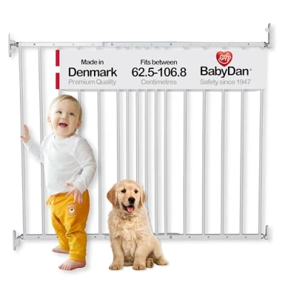 Image de baby dan barriere de sécurité multidan bébé mixte blanc