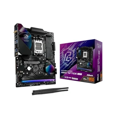 Afbeelding van ASROCK B850 Riptide WiFi Moederbord ATX Socket AM5 AMD DDR5 Realtek ALC1220 Wi Fi 7 + Bluetooth 2.5G LAN