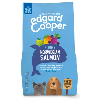 Afbeelding van Edgard&amp;Cooper Yummy Norwegian Salmon Adult Zalm&amp;Rode Biet&amp;Appel Hondenvoer 2.5 kg