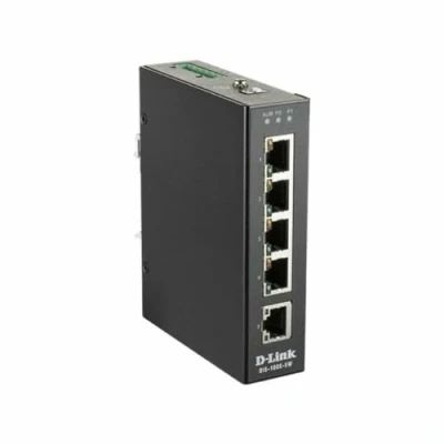Afbeelding van D Link DIS 100E 5W 5 poorts Unmanaged Layer2 (5 Havens), Netwerkschakelaar, Zwart