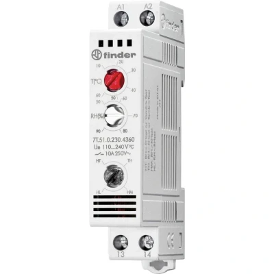 Afbeelding van Finder Hygrostaat 7T.51.0.230.4360 250 V/AC 1x NO (l x b h) 88.8 17.5 47.8 mm 1 stuk(s)