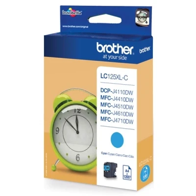 Image de Brother LC125XLC Super High Yield cyan originale cartouche d&#039;encre