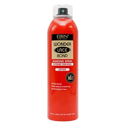Afbeelding van Ebin New York Wonder Lace Bond Adhesive spary extreme firm hold active 180Ml
