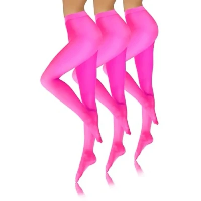 Afbeelding van sesto senso 3 paar damespanty&#039;s, microvezel, ondoorzichtig, 40 denier, Set van neonroze