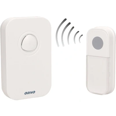 Afbeelding van FADO AC Draadloze deurbel met 1 ontvanger Plug in stopcontact 3 Volume/36 Melodieën IP44