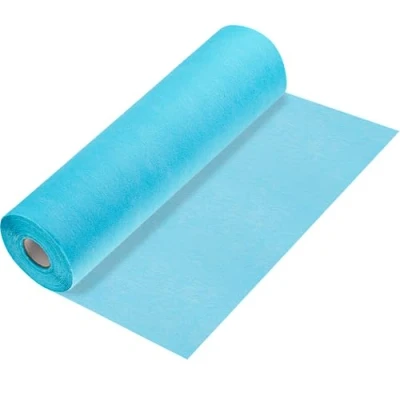 Afbeelding van 100%Mosel Tafelloper van vlies, hemelsblauw (30 cm x 25 m), decoratief tafelkleed voor verjaardagen, bruiloften en speciale gelegenheden