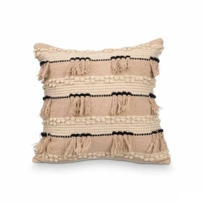 Afbeelding van Kussen GiftDecor 4739 Zwart Natuurlijk 45 x 15 cm (6 Stuks)