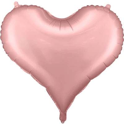 Afbeelding van Partydeco Folieballon Hart Licht Roze 61 x 53 cm