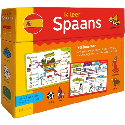 Afbeelding van Ik leer Spaans 90 kaarten
