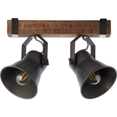 Afbeelding van Brilliant 85829/46 Decca Plafondlamp E27 Zwart