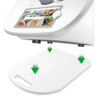 Afbeelding van BillyBath Schuifplank voor Thermomix TM6/Thermomix TM5 Perfecte acryl accessoires TM6 Zwart