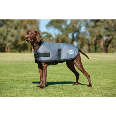 Image de Weatherbeeta Parka Dog Coat Comfitec Classic Foncé/gris 70cm