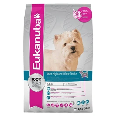Afbeelding van 3x Eukanuba Dog Adult West Highland White Terrier Kip 2,5 kg