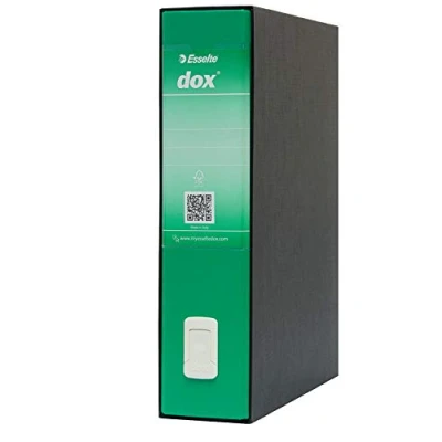 Afbeelding van Rexel D26214 ringband Foolscap Zwart, Groen