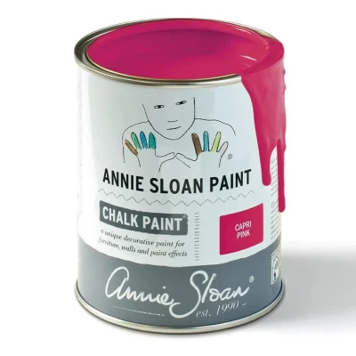 Afbeelding van Annie Sloan fuchsiaroze krijtverf Capri Pink Dress it up 500ml / Roze