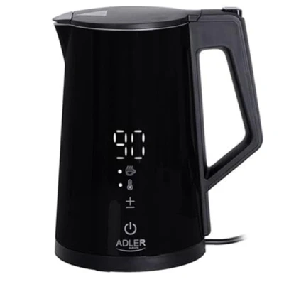 Afbeelding van Adler AD 1345 wit Waterkoker met LED display &amp; temperatuurregeling 1,7L STRIX