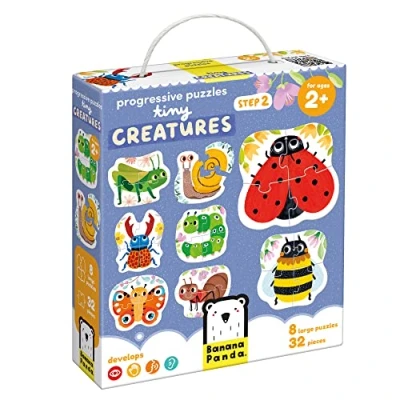 Afbeelding van Progressive Puzzles Tiny Creatures 2+ Toddler Puzzle