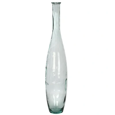 Afbeelding van Kyara Fles Vaas H100 x Ø20 cm Gerecycled Glas Transparant
