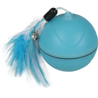 Afbeelding van Kattenspeeltje Bal Led Magic Mechta Blauw 2in1