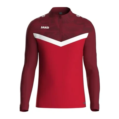 Afbeelding van JAKO Ziptop Iconic rood/wijnrood L / 140
