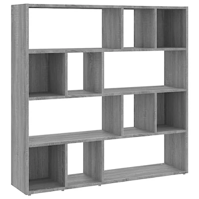 Image de vidaXL Bibliothèque/Séparateur de pièce Sonoma gris 105x24x102 cm823251