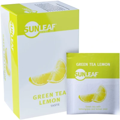Afbeelding van SunLeaf Grean Tea Lemon 4x20x2g