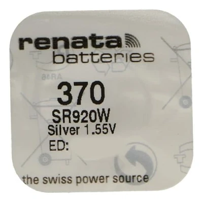 Afbeelding van Renata 370 / SR920W zilveroxide knoopcel horlogebatterij