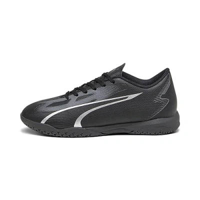 Afbeelding van Puma Ultra PLAY IT JR Unisex Zaalvoetbalschoenen voor kinderen, Maat: 29, Black/asphalt Kunststof/ textiel
