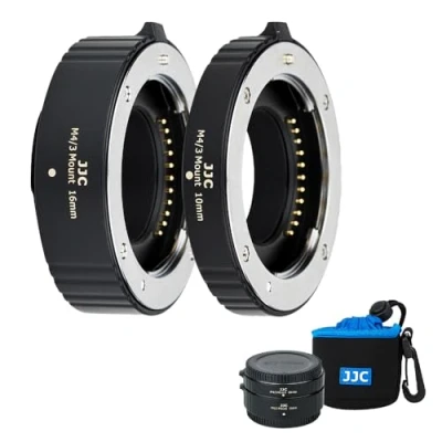 Afbeelding van JJC AF TTL Macro Verlengbuizen Ring 10 mm 16 Extension Tube Set voor Olympus Om 1 E M5 III M1X M10 PL9 PL8 Panasonic G95 G90 G9 GH5 GX85 DSLR Camera&#039;s Fotografie