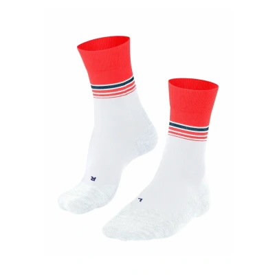 Afbeelding van FALKE RU4 Endurance Cool M So fil fonctionnel anti ampoule 1 paire, Chaussettes de course Homme, Blanc White 2005 Stripe, 39 41