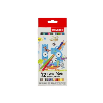 Image de Bruynzeel crayons de couleur Twin Point 12 pièces
