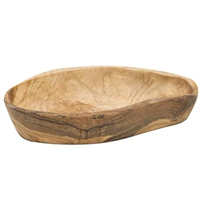 Afbeelding van Organic Slakom Natuur 20 24x14x5cm Langwerpig Olijfhout