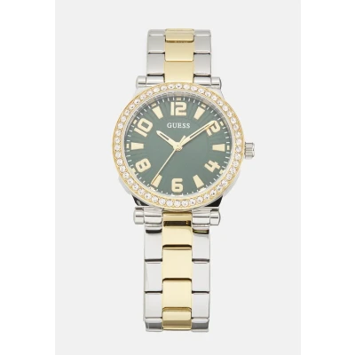 Afbeelding van Guess FAWN Horloge silver/goldcoloured, Dames, Maat: One Size, Silver/gold coloured