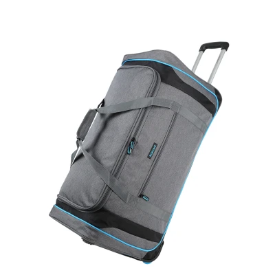 Afbeelding van Decent Flexplus Reistas met Wielen 78 grijs/blauw