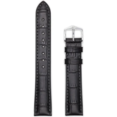 Afbeelding van Hirsch horlogeband Duke Zwart 26mm