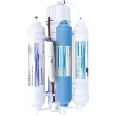 Afbeelding van Geekpure 4 verdiepingen omgekeerde osmose draagbaar waterfiltersysteem met DI 100GPD filter