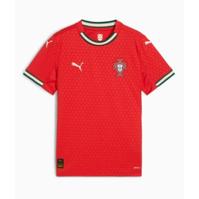 Afbeelding van Puma Portugal FPF HOME Replica JR Unisex Voetbalshirt Land voor kinderen, Maat: 140, Sport red/sugared almond