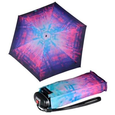 Afbeelding van Knirps Reiszakparaplu, Matrix roze, Zakparaplu Super Mini