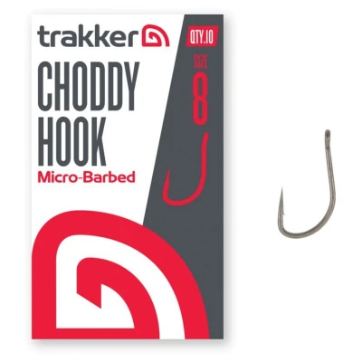 Afbeelding van Trakker Choddy Hooks Micro Barbed Haakmaat 8 (10 Stuks) Karperhaken