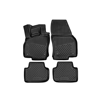 Afbeelding van Element Premium 3D rubberen vloermatten geschikt voor Audi Q3, Mk2 (F3) 2018 &gt;, 4 delig