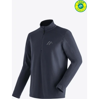 Afbeelding van Maier Sports Dennis FLeece Midlayer Men, Night Sky Maat EU 58