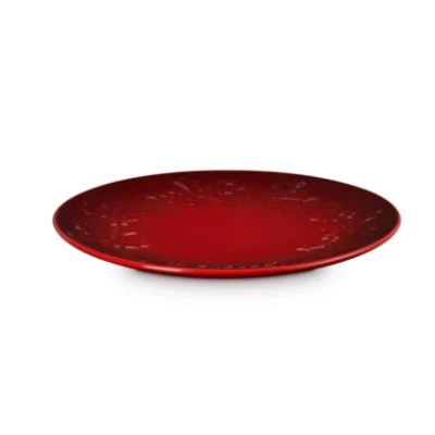 Afbeelding van Le Creuset Bord Holly Kersenrood 19 cm