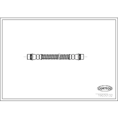Afbeelding van CORTECO 19030132 Remslang Achteras 235