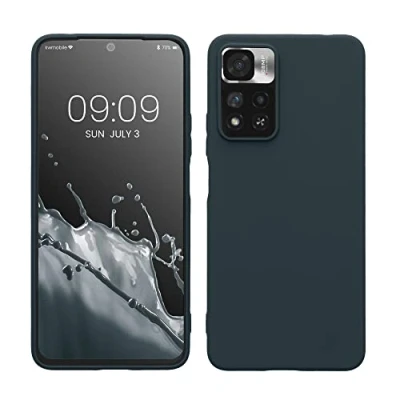 Afbeelding van kwmobile telefoonhoesje geschikt voor Xiaomi Redmi Note 11 Pro+ 5G / Pro Plus Hoesje smartphone Back cover in leisteen