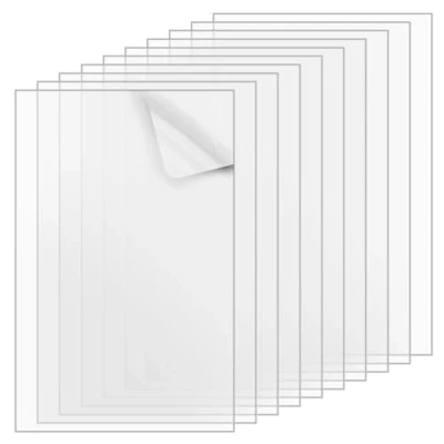 Afbeelding van 10 stuks acrylglasplaten A4 297 x 210 mm organisch acrylglas transparant 1 acrylplaat
