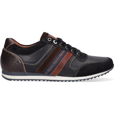 Afbeelding van Australian Camaro Lage sneakers Leren Sneaker Heren Blauw Maat 39
