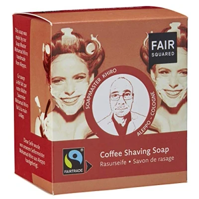 Afbeelding van Fair Squared Vaste Scheerzeep Koffie 160 gram