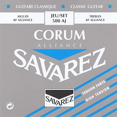 Afbeelding van Savarez K Git. snaren 500AJ Corum Carbon, High Tension Klassieke gitaarsnaren