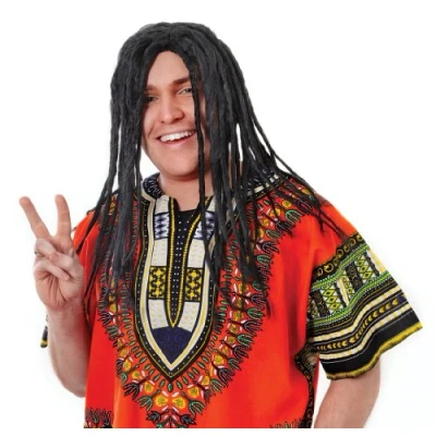 Afbeelding van Bristol Novelty Rasta pruik voor heren, BW785, meerkleurig, eenheidsmaat